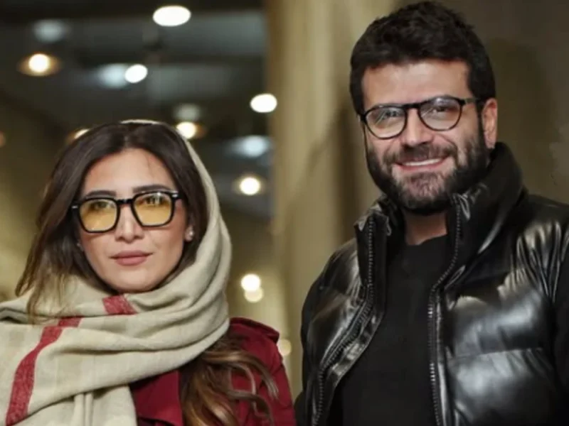 تیپ و استایل جذاب «نیکی مظفری و روزبه حصاری» در اکران خصوصی
