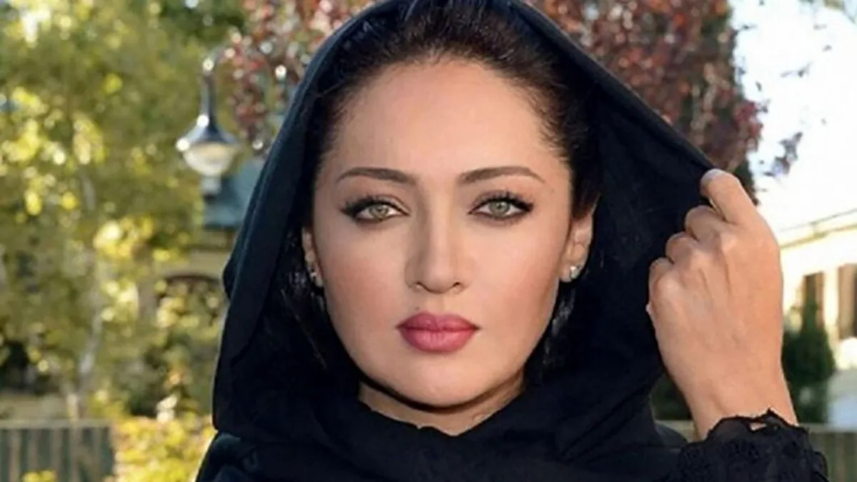 نیکی کریمی با لباس عروس در پشت‌صحنه سریال سرزمین مادری سال 1392