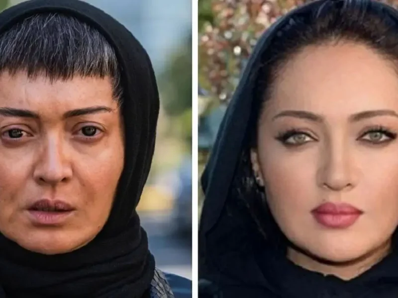 عکس از گریم «نیکی کریمی» در اولین فیلم سینمایی اش سال 68