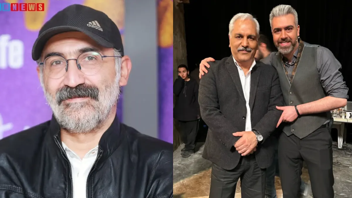 عکس جدید احمد تیموری بازیکن خفن برنامه گل یا پوچ در کنار هادی حجازی‌فر