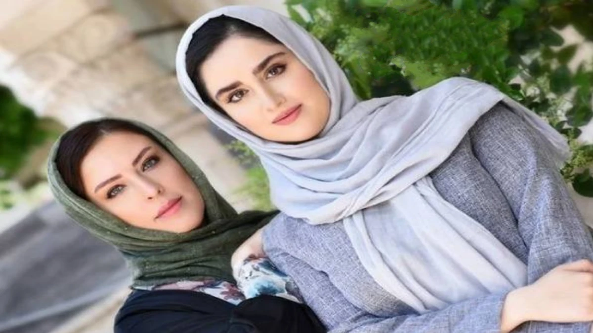 خواهران زیبا و چشم رنگی سینما مادر و خاله هانیه غلامی
