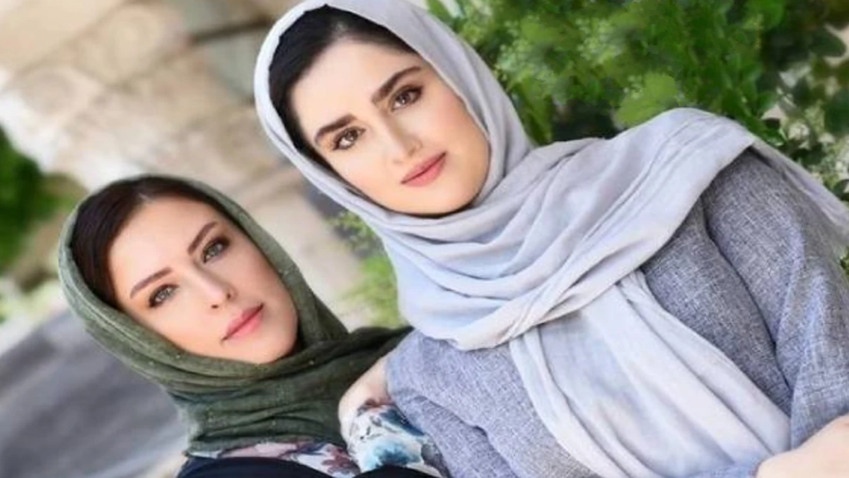 خواهران زیبا و چشم رنگی سینما مادر و خاله هانیه غلامی