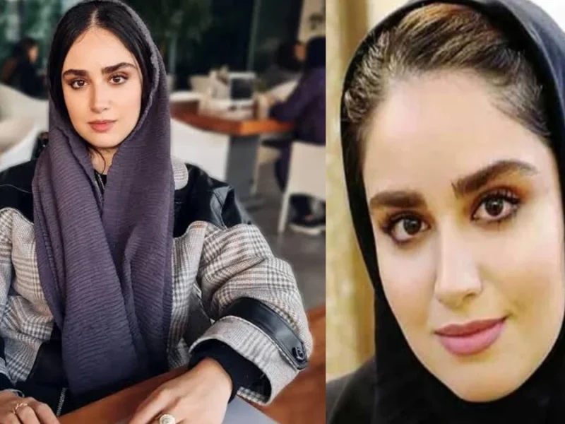 خودنمایی هانیه غلامی با لباس زیبای زنان بندری در چاهکوه قشم