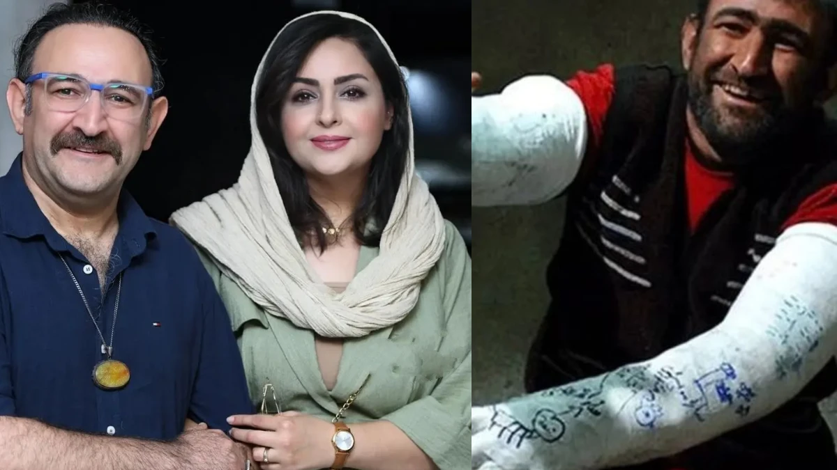 قابی زیبای پدر دختری هدایت هاشمی از اوس موسی بازیگر