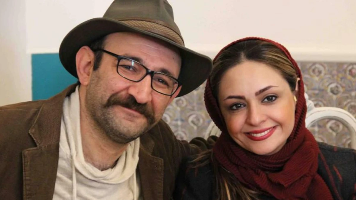 نگار عابدی و هدایت هاشمی در کنار دخترشان