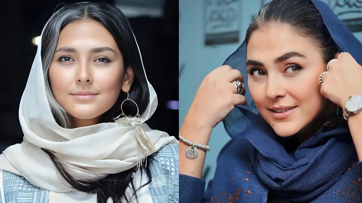 هدی زین العابدین در کنار پدر و مادرش