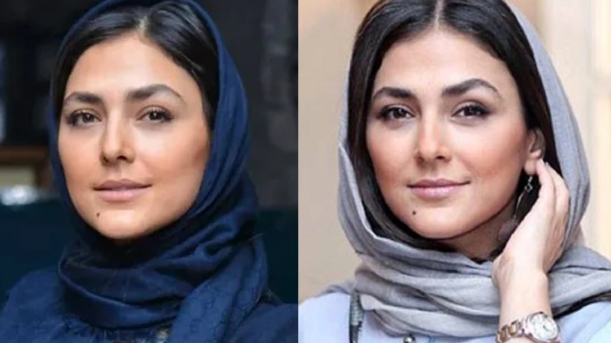 هدی زین العابدین با یک ست بنفش جذاب در 33سالگی