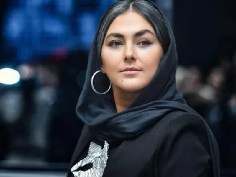 «هدی زین العابدین» مدلینگ برای تبلیغ برند چرمی