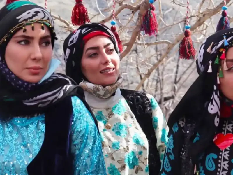 چهره جذاب و دیدنی «هدیه بازوند» با استایل مشکی