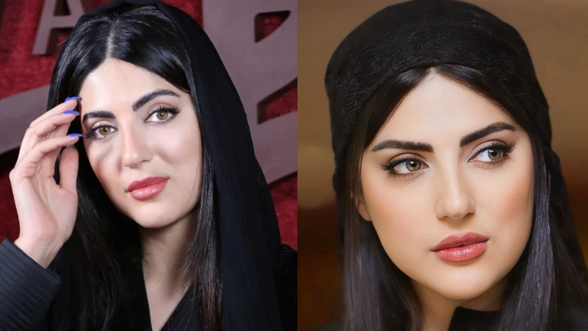 ژست دیدنی هلیا امامی با موهای فرفریش