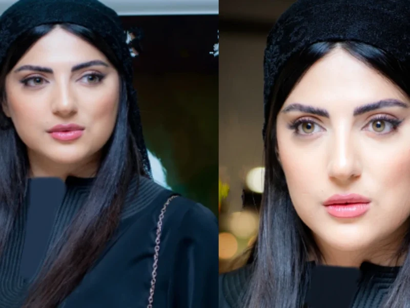 استایل تمام مشکی هلیا امامی در اکران فیلم سینمایی مرجان