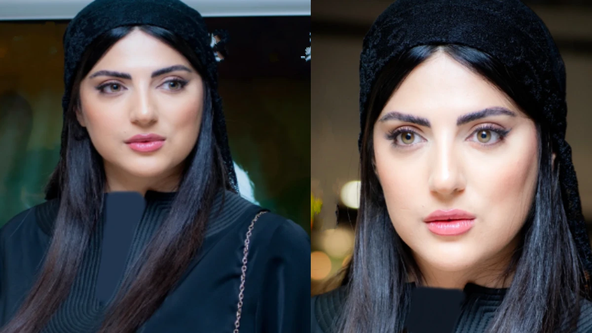 استایل تمام مشکی هلیا امامی در اکران فیلم سینمایی مرجان