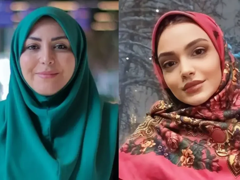 چهره جذاب «وستا جعفرنیا و المیرا شریفی مقدم» دو مجری تلویزیون