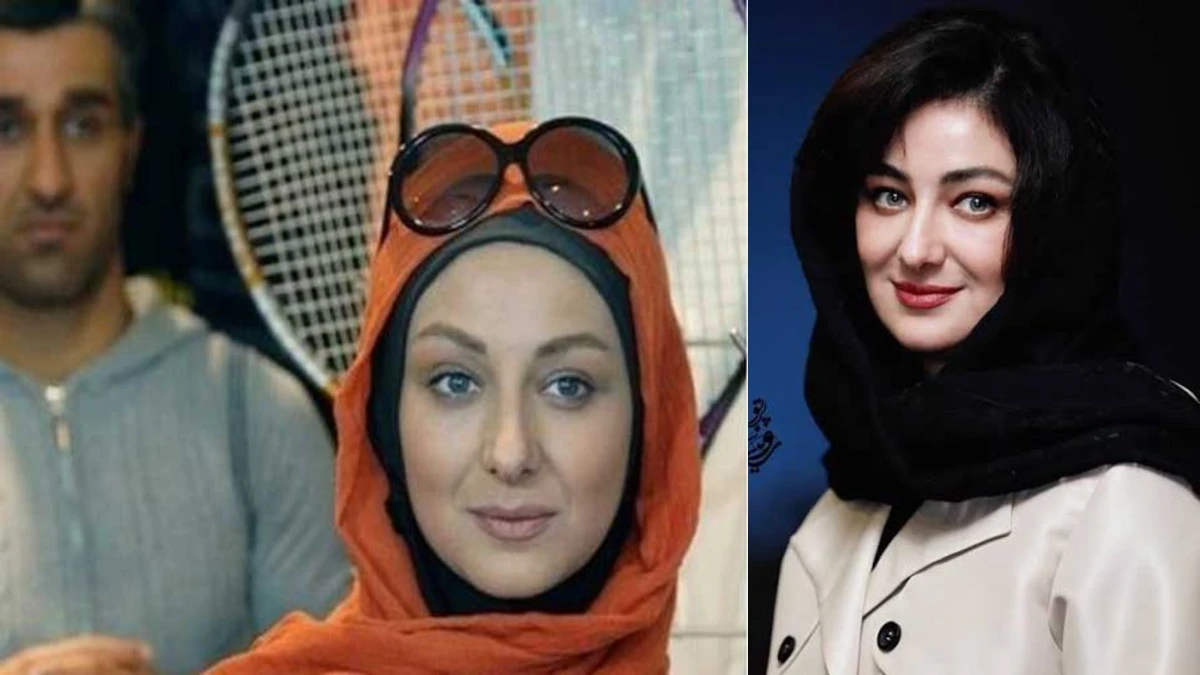 ویدا جوان بازیگر تمام رخ در تراس خانه اش