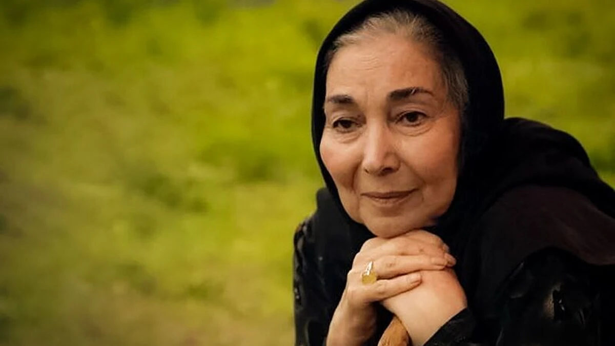 پروانه معصومی و پرویز فنی زاده در فیلم رگبار