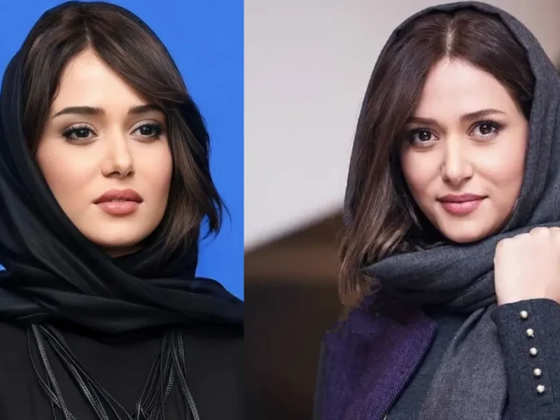 موتورسواری پریناز ایزدیار و محسن تنابنده در خیابان