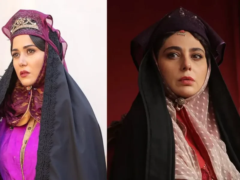 همسران ناصرالدین شاه "پریناز ایزدیار و رعنا آزادی ور" در کنار هم