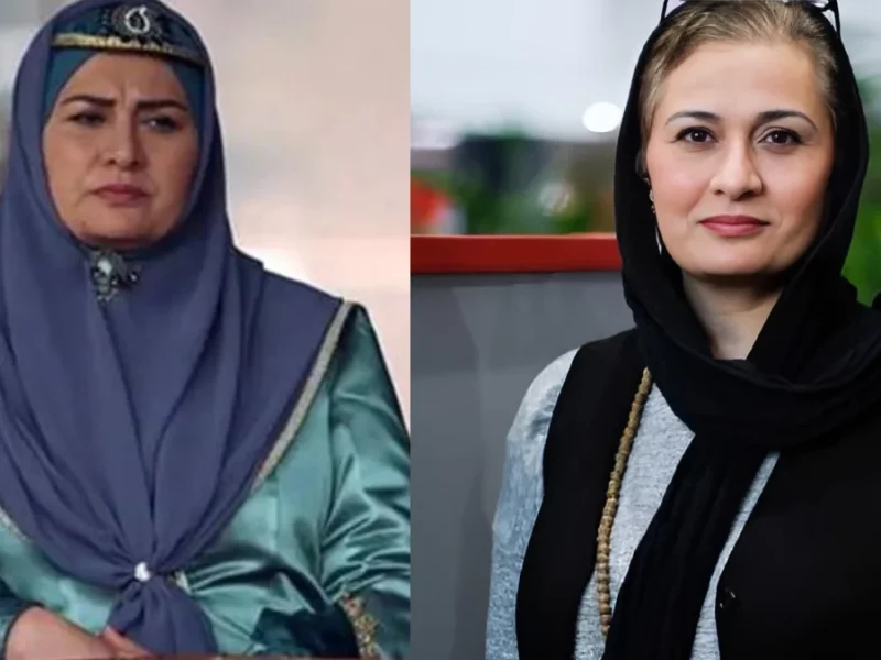 پریوش نظریه بازیگر طاووس الملوک در گیلدخت به همراه دختر زیبایش