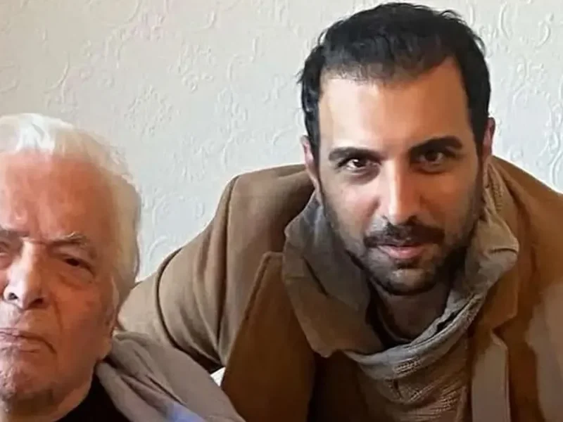 عکس «پولاد کیمیایی» در ۱۰ سالگی در کنار گوگوش در پیست اسکی قبل از مهاجرت