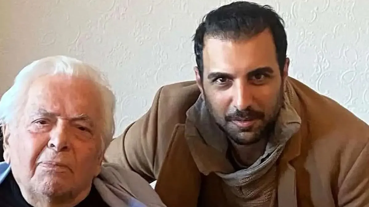 عکس «پولاد کیمیایی» در ۱۰ سالگی در کنار گوگوش در پیست اسکی قبل از مهاجرت