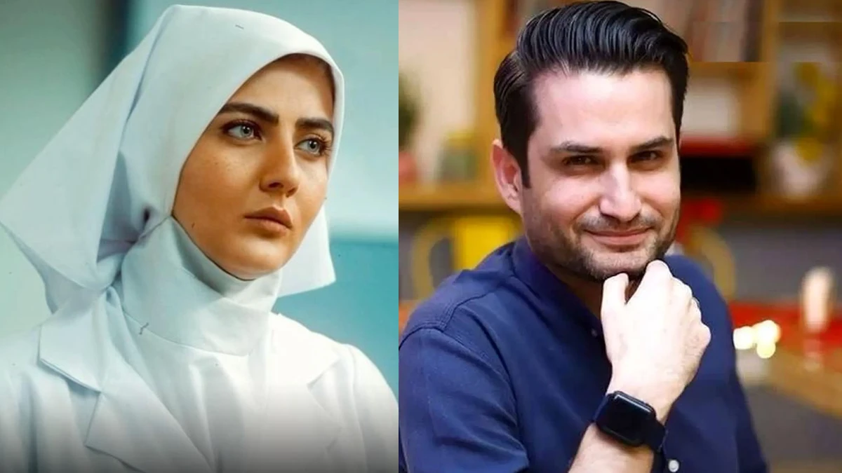 مریم موسویان و پویا امینی در پشت صحنه سریال آتش سرد