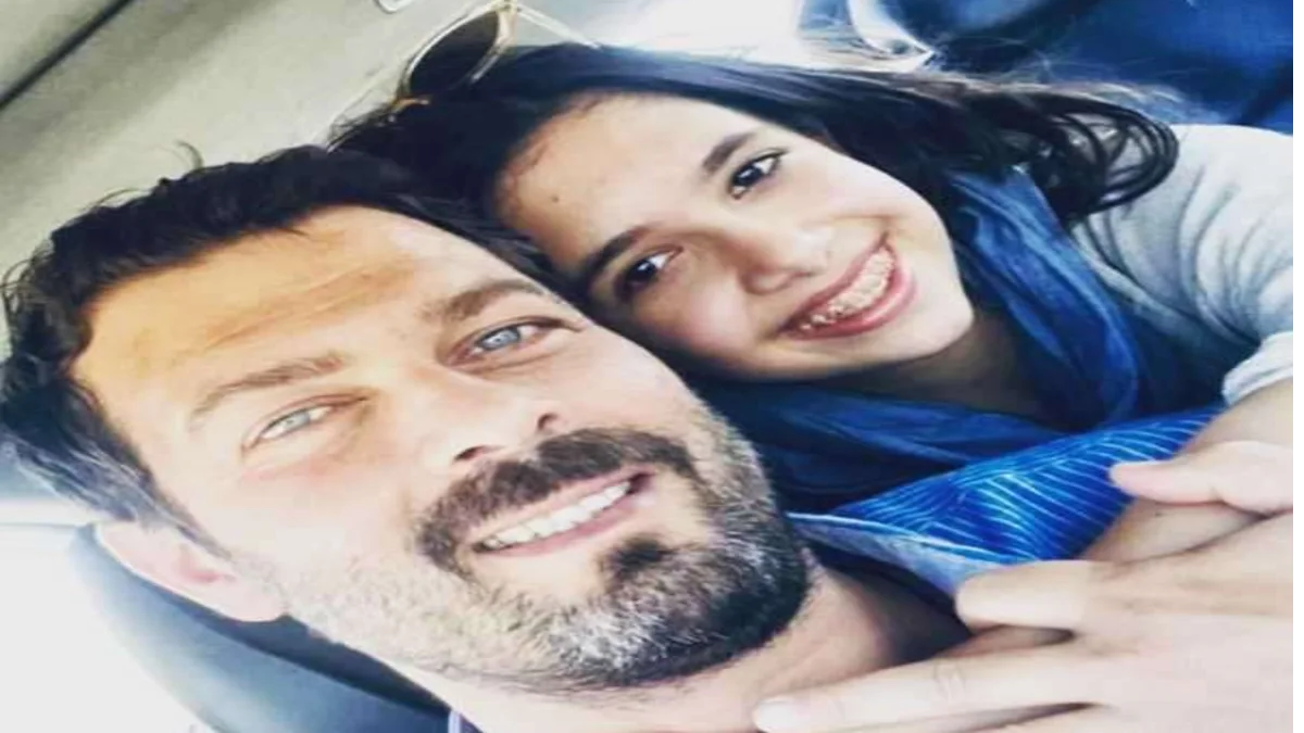 پژمان بازغی و دخترش بازیگر نقش وحید در سریال افرا