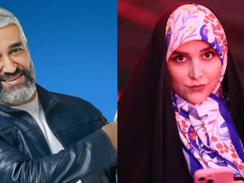 چهره جذاب و دیدنی «پژمان جمشیدی و مژده لواسانی» در کنار هم