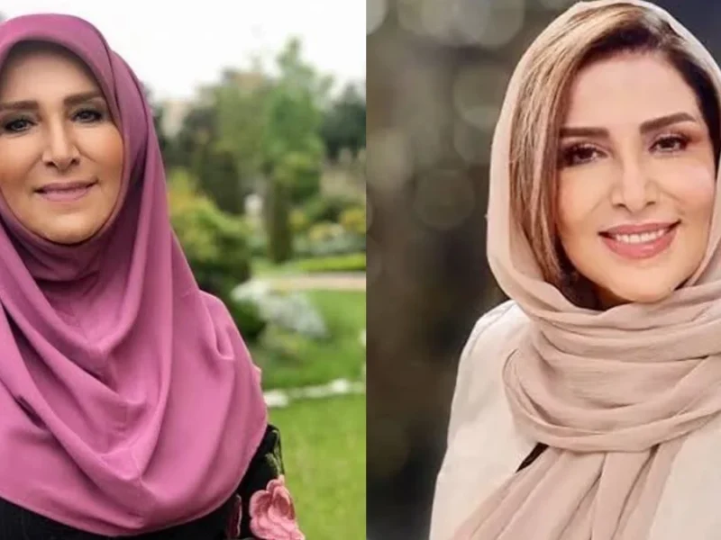 ژیلا امیرشاهی مجری معروف و همسرش