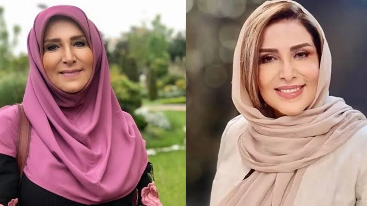 ژیلا امیرشاهی مجری معروف و همسرش