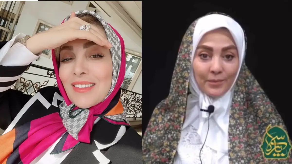 حضور جنجالی ژیلا صادقی در بینالحرمین!