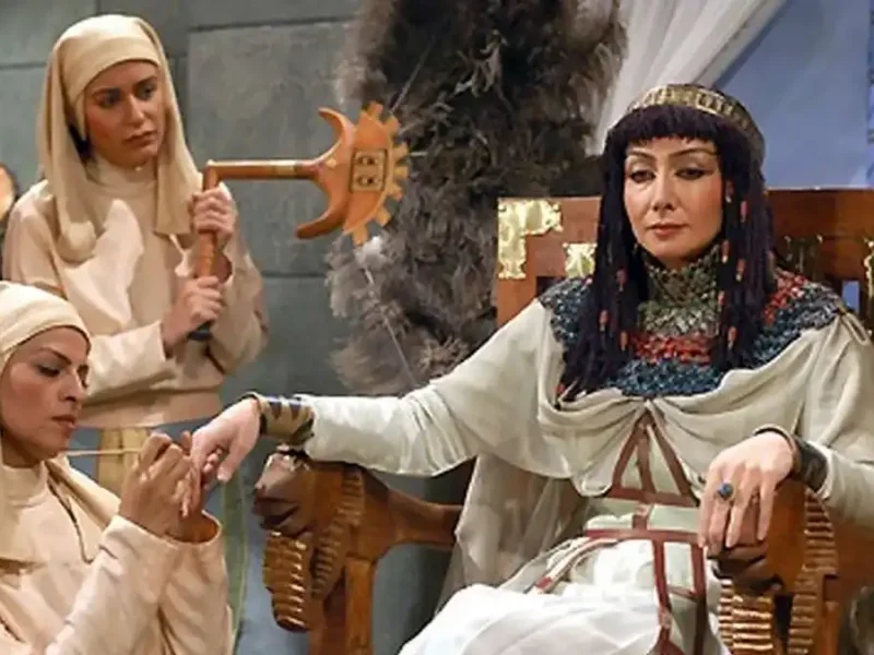 کتایون ریاحی «زلیخا» سریال یوسف پیامبر در کنار ژاله علو؛ دهه ۹۰