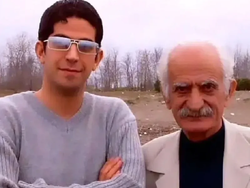 «کیومرث ملک مطیعی به همراه پسرش کامران»؛ دهه 40