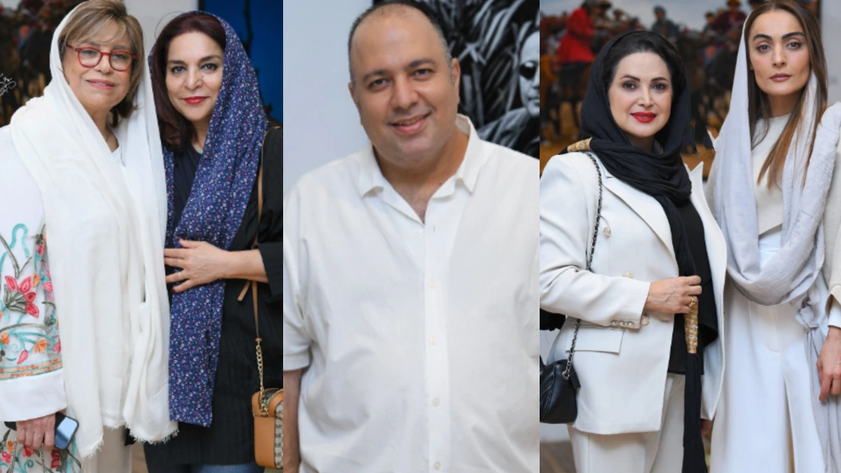 افتتاحیه خصوصی گالری چند تکه آینه «آثار هنرهای تجسمی سینماگران ایران»