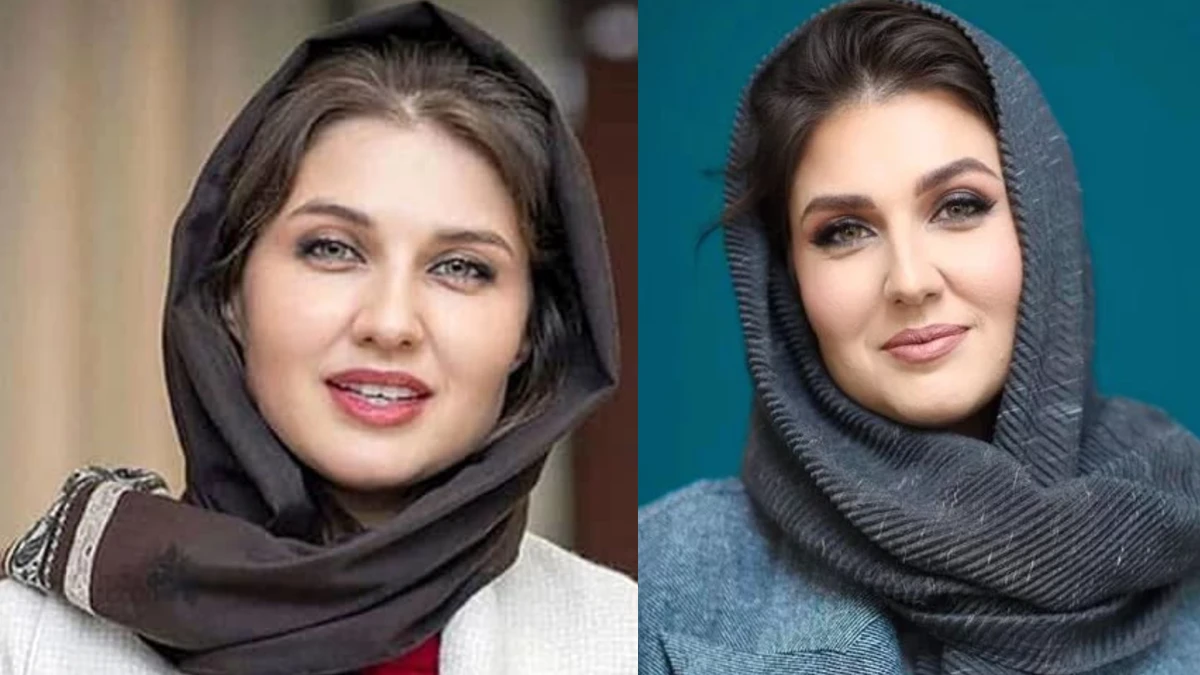 گلوریا هاردی با تیپ ساده در پشت صحنه تئاتر جدید نازنین بیاتی