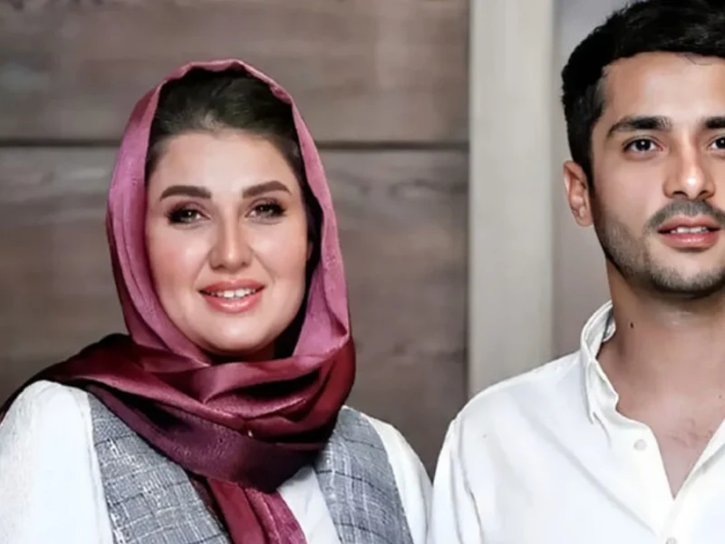 خلاقیت شهرداری تهران برای تبلیغ فرزندآوری با بنر گلوریا هاردی و ساعد سهیلی