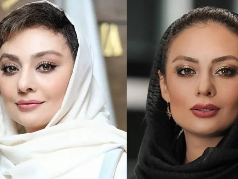 سوفیا دختر یکتا ناصر در کنار دختر خاله اش سیلوانا