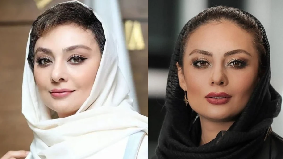 سوفیا دختر یکتا ناصر در کنار دختر خاله اش سیلوانا